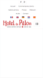 Mobile Screenshot of hoteldupillon.ch